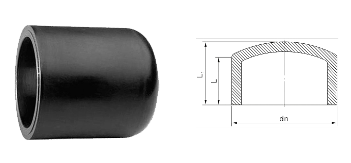Заглушка литая удлиненная ПЭ100 SDR11 (газ, вода)