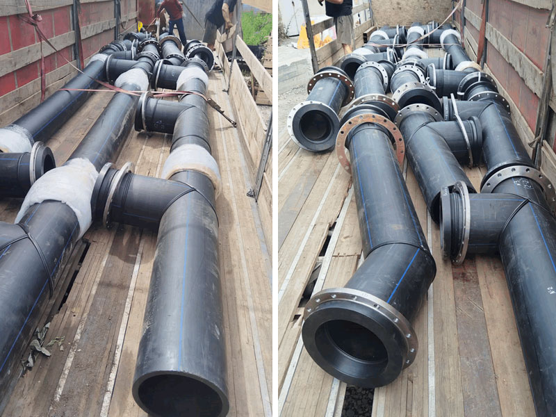 Приемный коллектор из трубы ПНД д.355 PE 100 SDR 17 Приемный коллектор из трубы ПНД д.355 PE 100 SDR 17